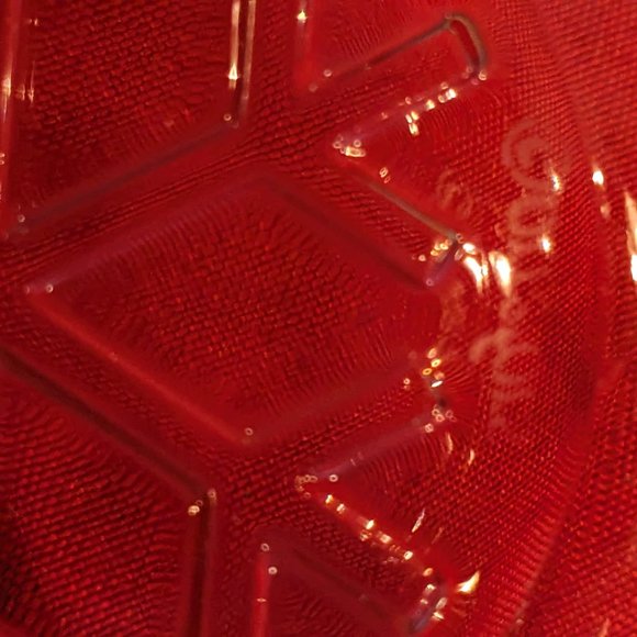 Orrefors Round Heavy Crystal Snowflake Bowl - Picture 5 of 13